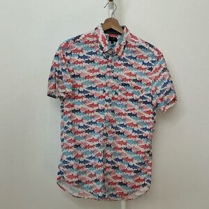 J. Crew S/S Fish Shirt